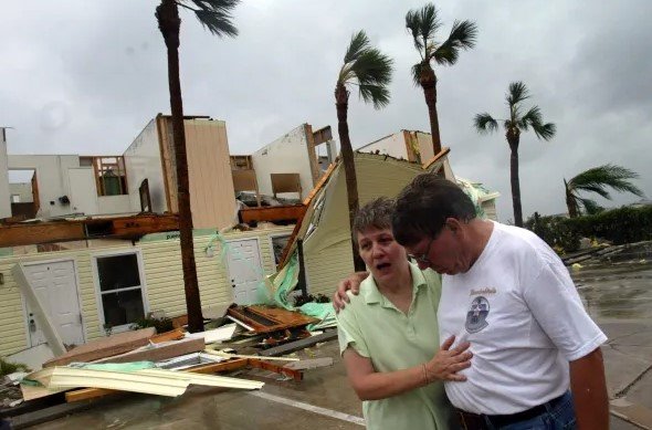 hurricane damaged farm