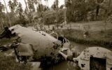 plane crash wreckage