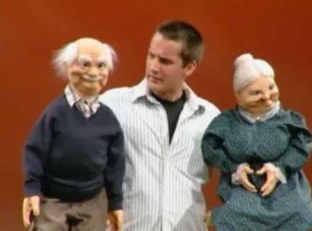 priests performing comedy