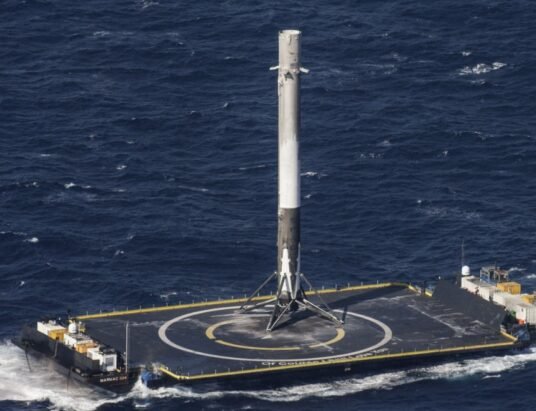 rocket landing barge