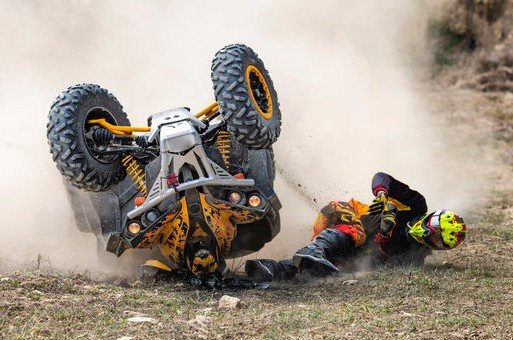 ATV accident scene