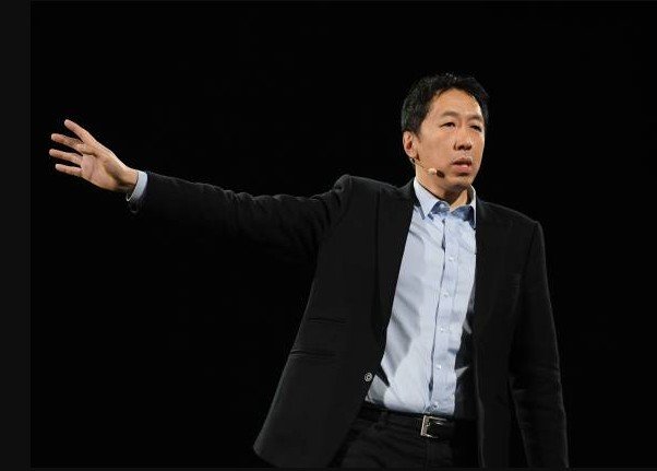 Andrew Ng speaking about artificial intelligence