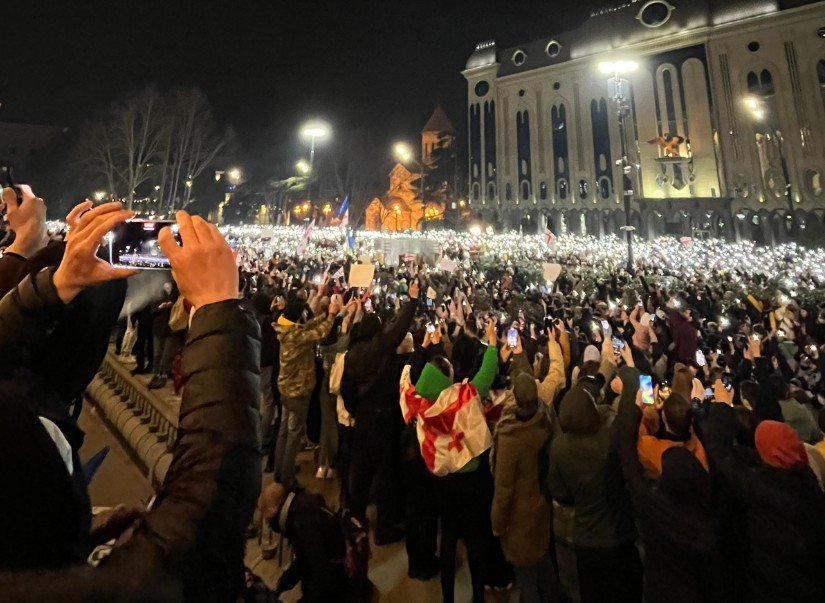 Georgia politics protest
