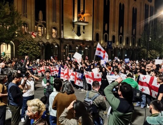 Georgia protest Tbilisi