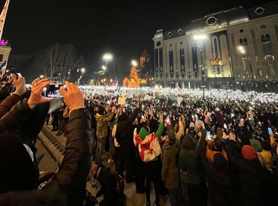 Georgia protests Tbilisi police crackdown
