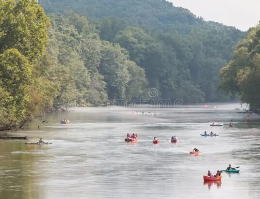 Georgia river kayaking spring trip