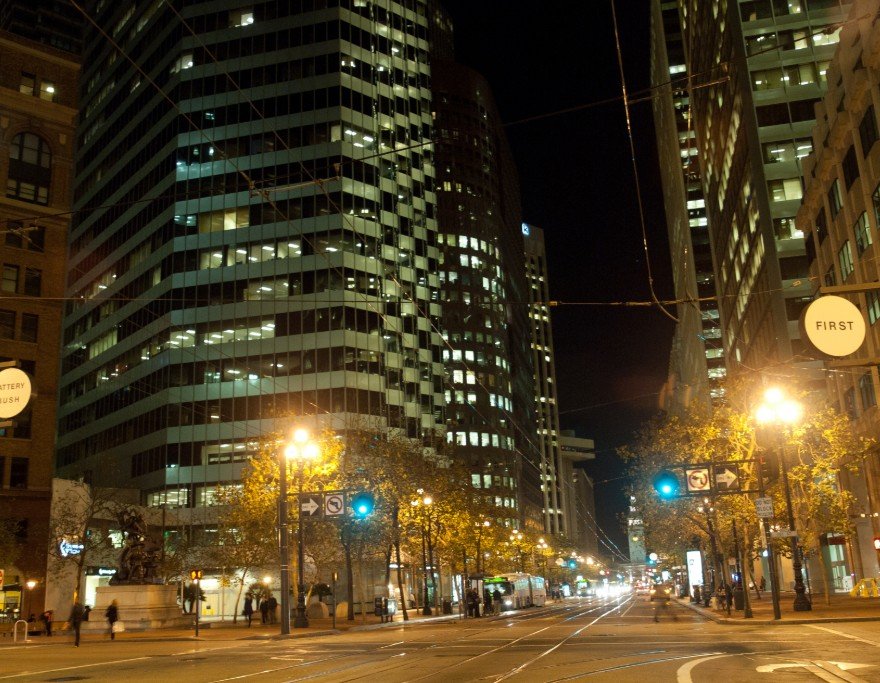 San Francisco blackout downtown streets