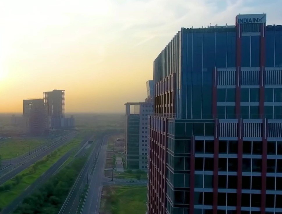 gift city gandhinagar skyline