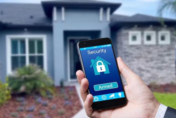 smartphone with security app