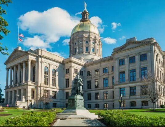 Georgia State Capitol Atlanta exterior tax