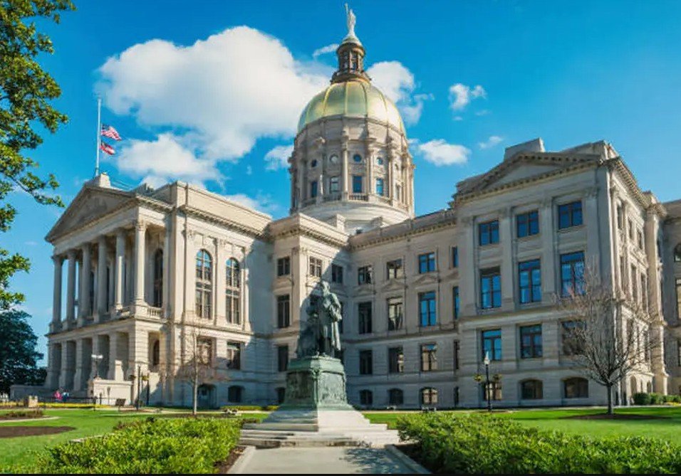 Georgia State Capitol Atlanta exterior tax