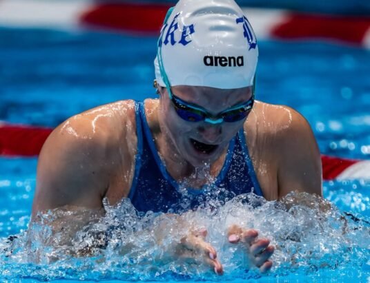 Kaelyn Gridley Duke Swimming