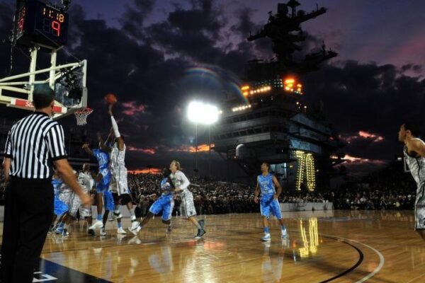 college basketball game