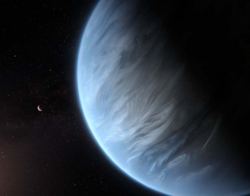 exoplanet atmosphere artist impression