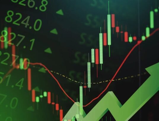 bullish indian stock market graph recovery chart