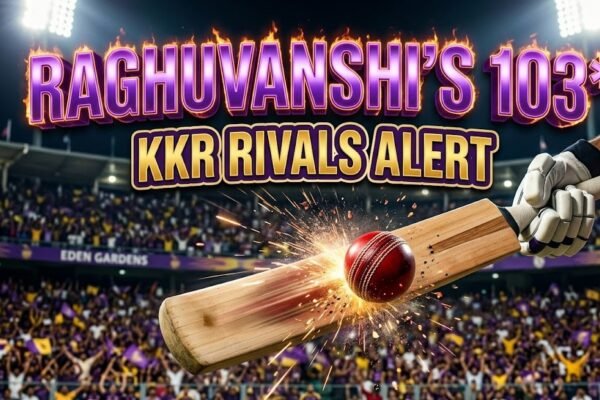 Angkrish Raghuvanshi century KKR intra squad match IPL 2026