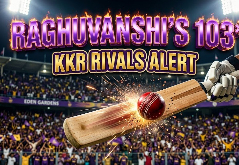 Angkrish Raghuvanshi century KKR intra squad match IPL 2026