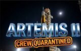 artemis ii nasa moon mission crew quarantine launch pad