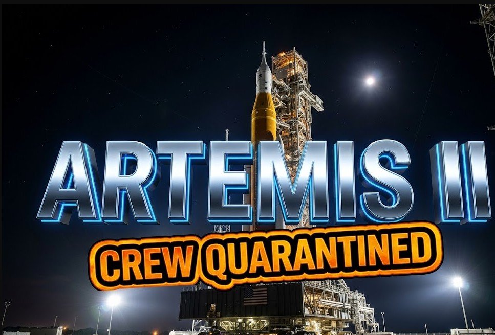 artemis ii nasa moon mission crew quarantine launch pad