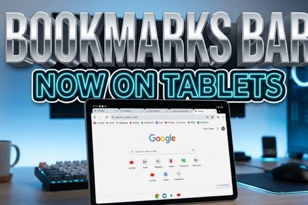 chrome bookmarks bar android tablet update