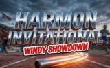 high school track meet windy conditions performance