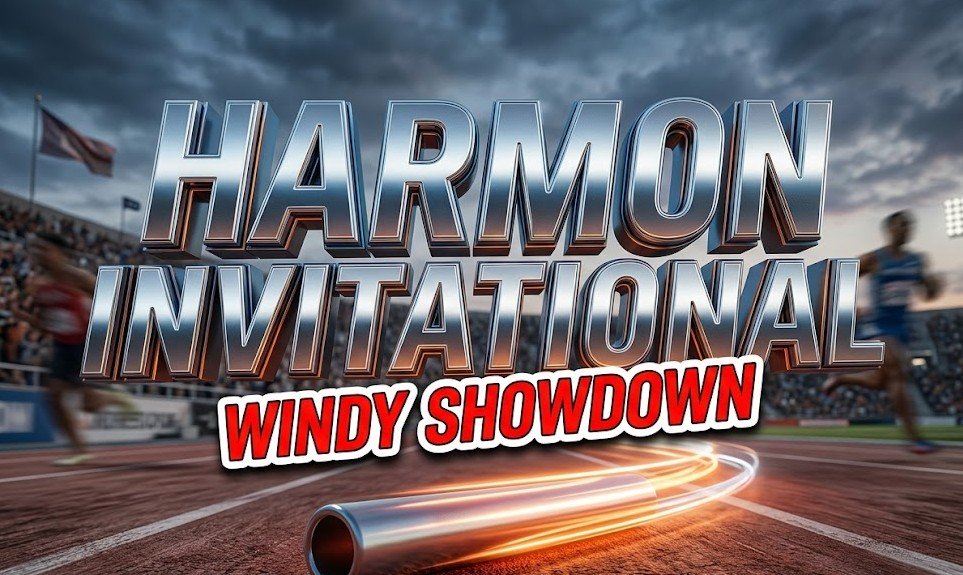 high school track meet windy conditions performance