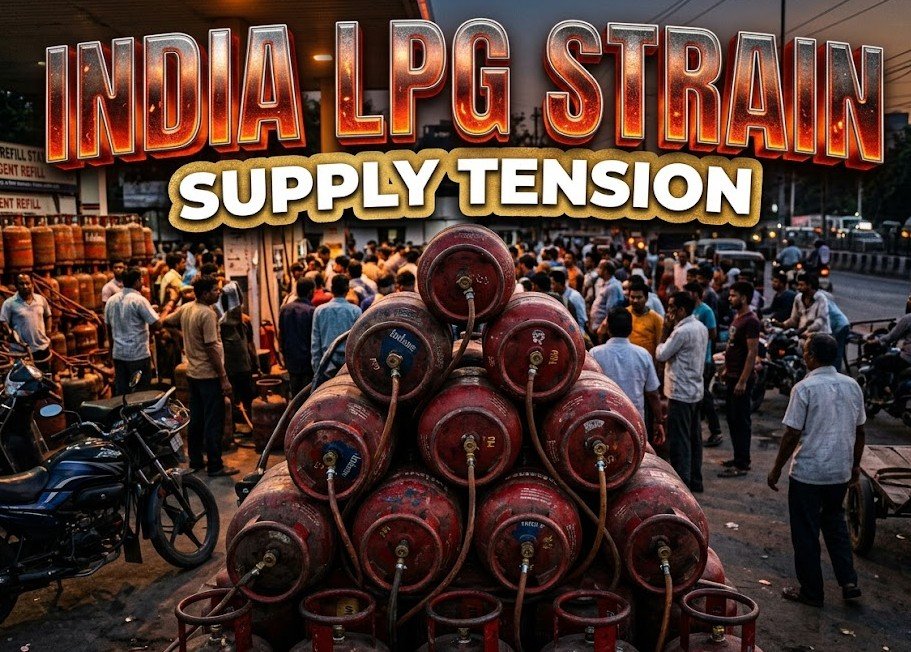 india lpg supply crisis energy imports stock distribution
