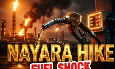 Nayara Hikes Petrol ₹5, Diesel ₹3 Amid Oil Shock