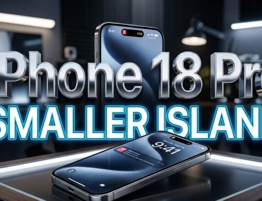 iphone 18 pro smaller dynamic island display design