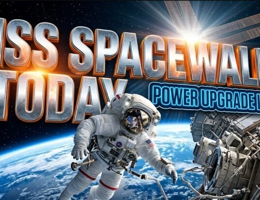 iss solar array power upgrade spacewalk
