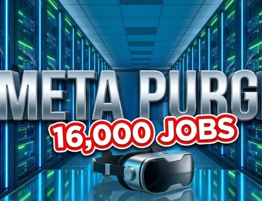 mark zuckerberg meta ai data center server rack 3d render