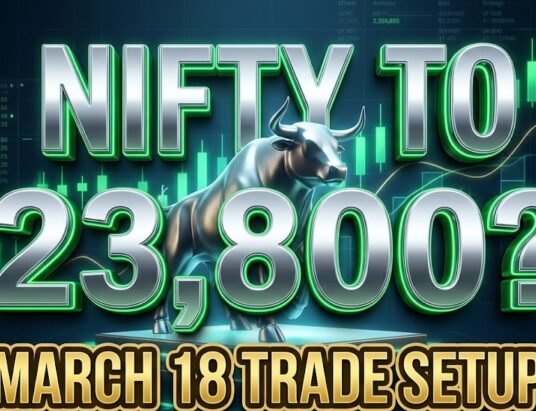 nifty 50 23800 resistance breakout march 18