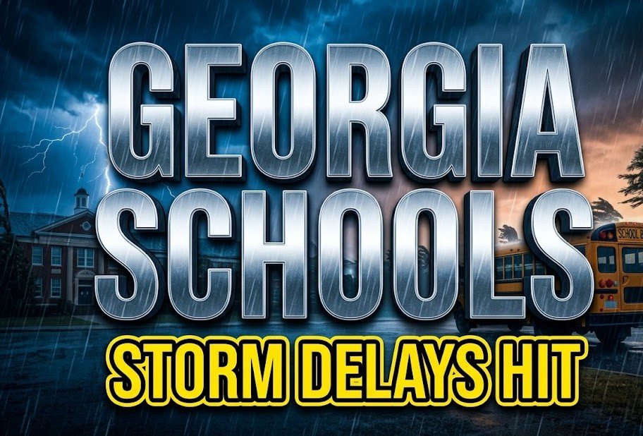 north georgia school delays severe thunderstorms