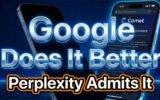 perplexity comet ios browser google default search