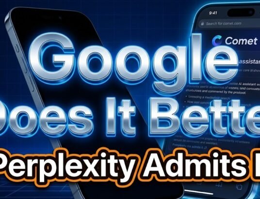 perplexity comet ios browser google default search