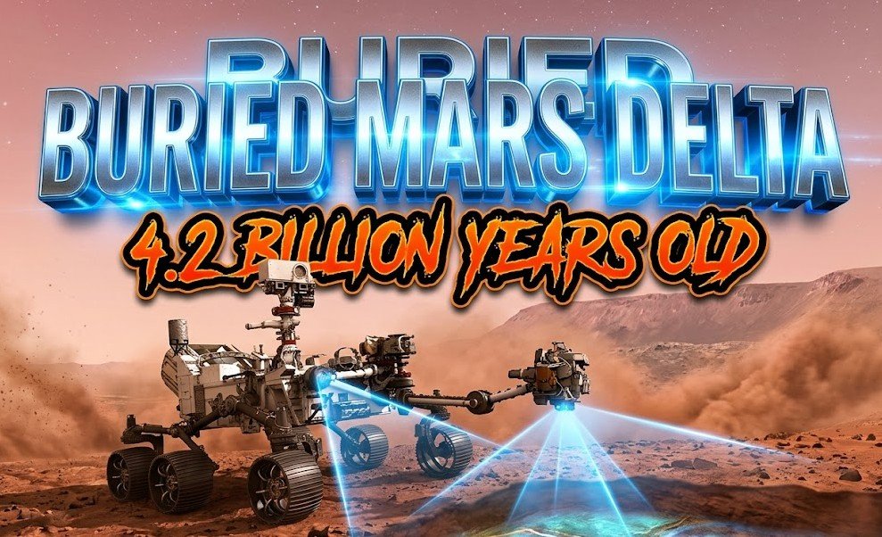 perseverance rover rimfax radar buried river delta jezero crater