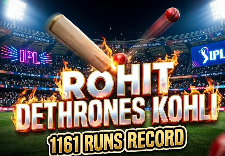 rohit sharma record most runs against single opponent ipl 2026