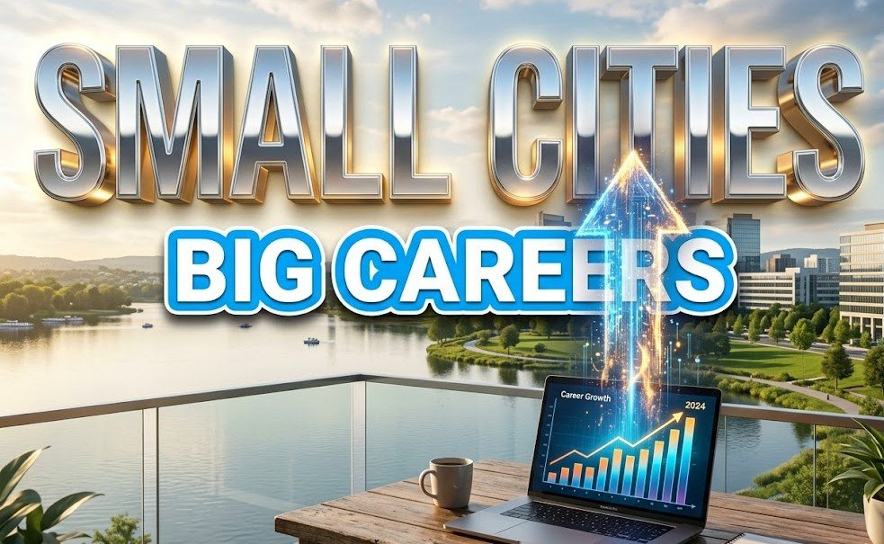 small cities career opportunities wage growth