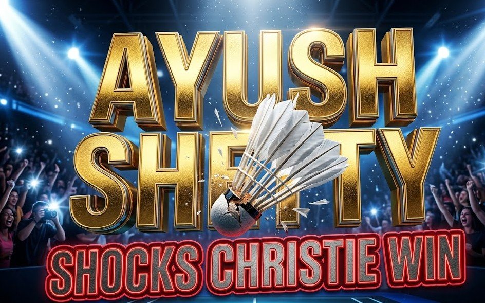 Ayush Shetty stunning Jonatan Christie badminton win