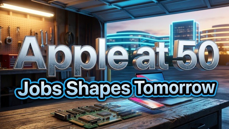 apple 50th anniversary tim cook steve jobs influence