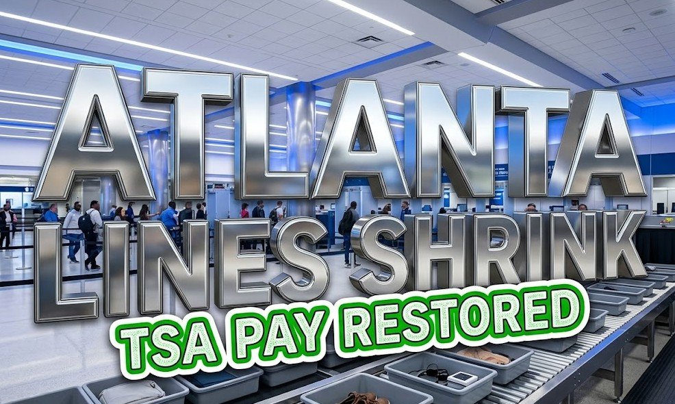 atlanta airport tsa security wait times drop