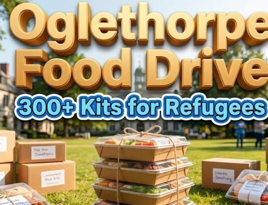 oglethorpe serve for good food drive refugee families