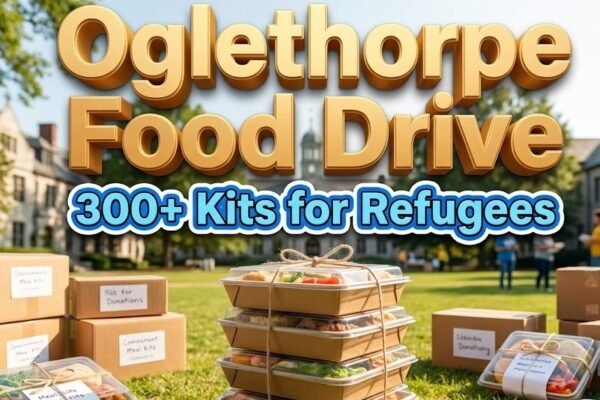 oglethorpe serve for good food drive refugee families