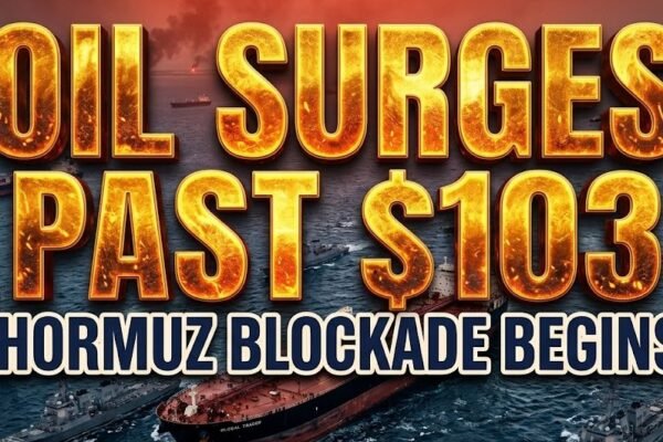 oil prices surge strait of hormuz blockade