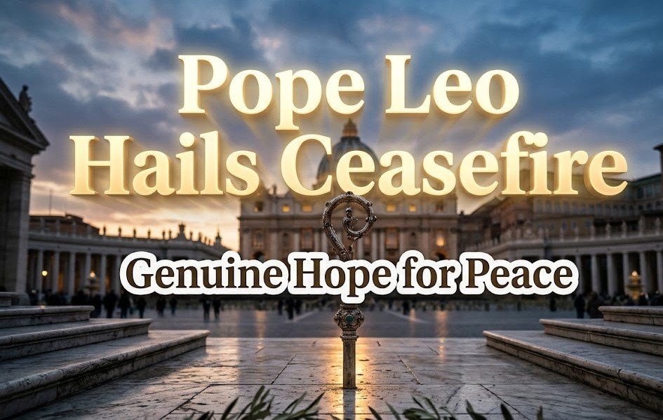 pope leo xiv middle east ceasefire hope