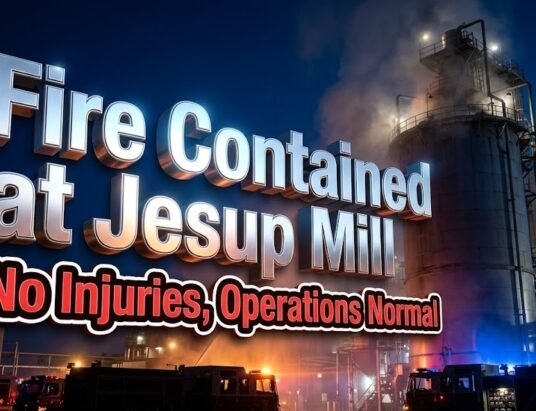 rayonier jesup paper mill fire response