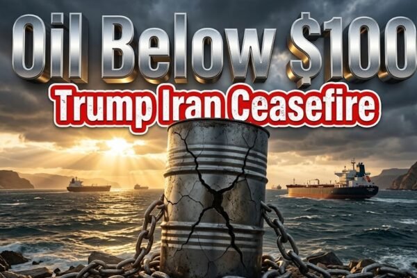 trump iran ceasefire oil price drop