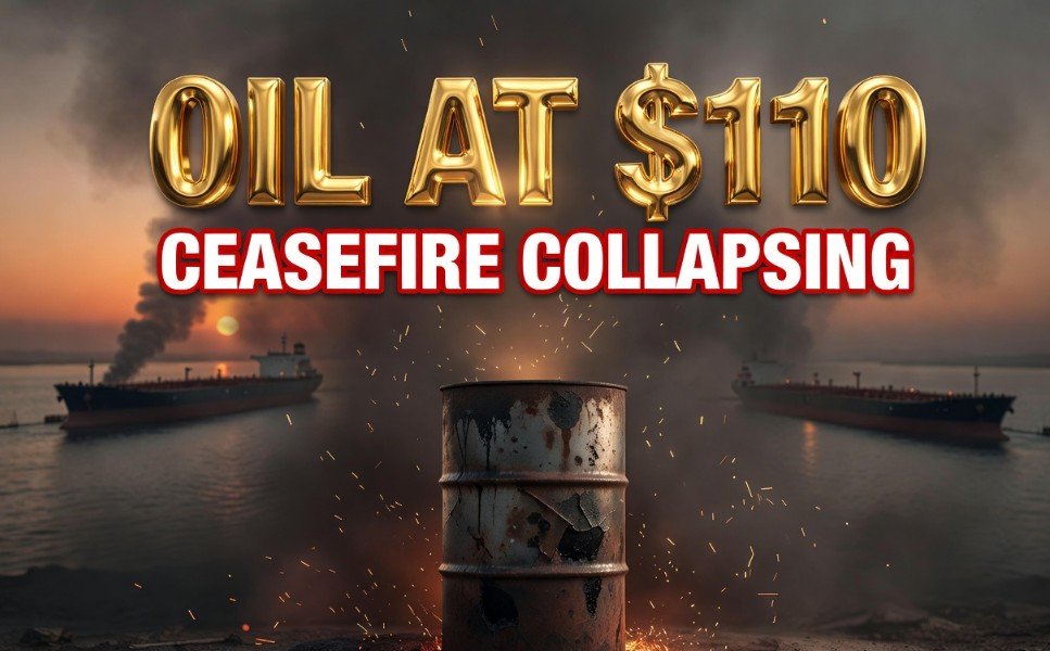 Iran ceasefire collapse impact on Brent crude oil prices