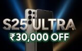 Samsung Galaxy S25 Ultra lowest price Amazon India sale 2026