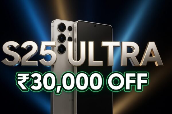 Samsung Galaxy S25 Ultra lowest price Amazon India sale 2026